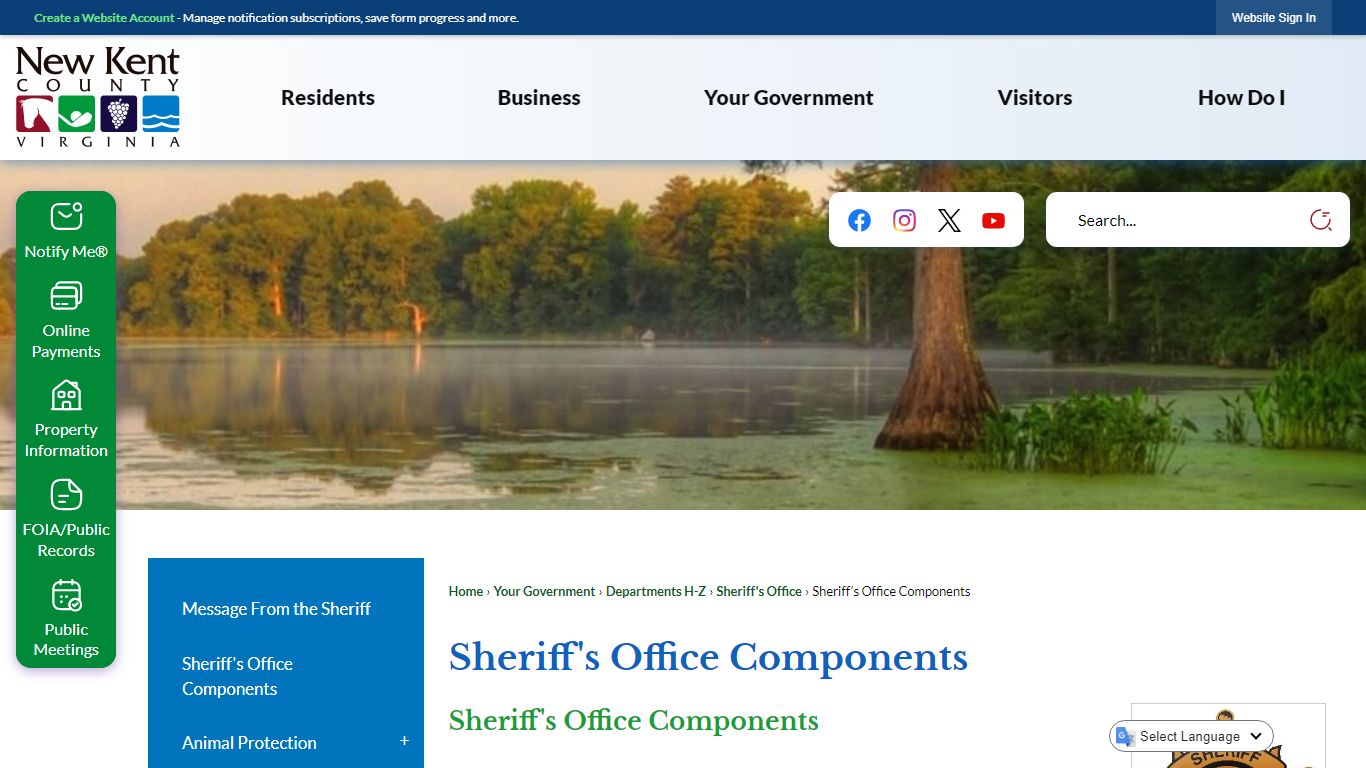 Sheriff's Office Components - New Kent County, VA